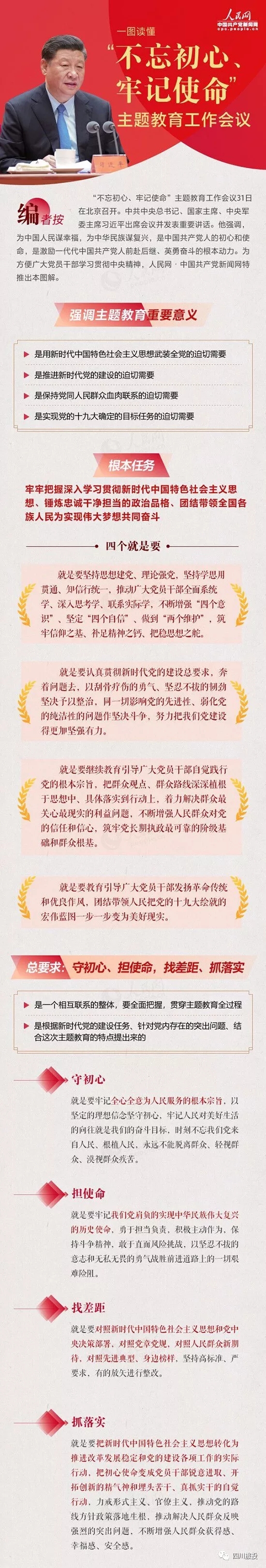 不忘初心、牢记使命| 一图读懂“不忘初心、牢记使命”主题教育工作会议